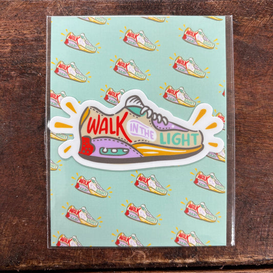Walk In Light Sticker - Dear Heart