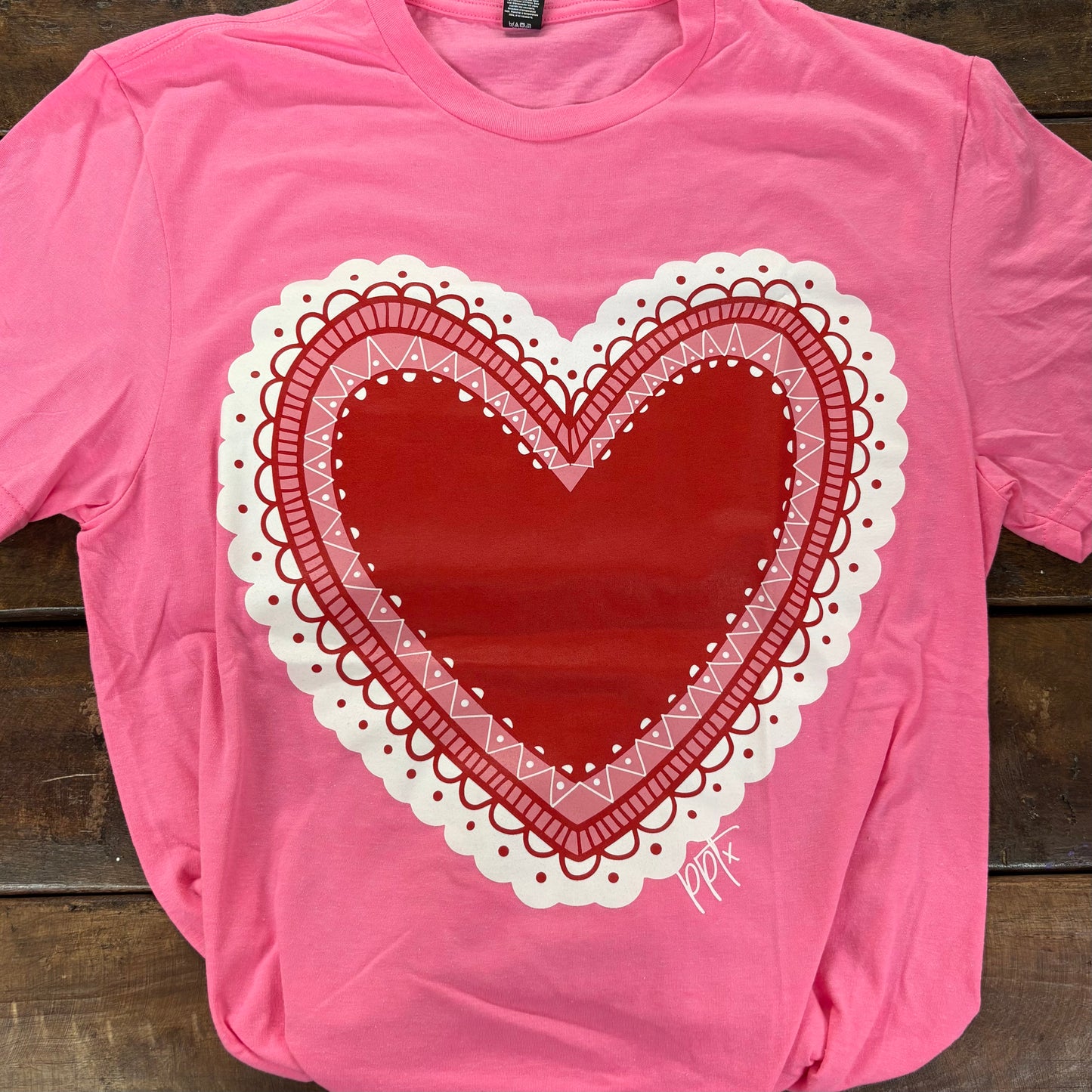 Big Lace Heart Tee - PPTX