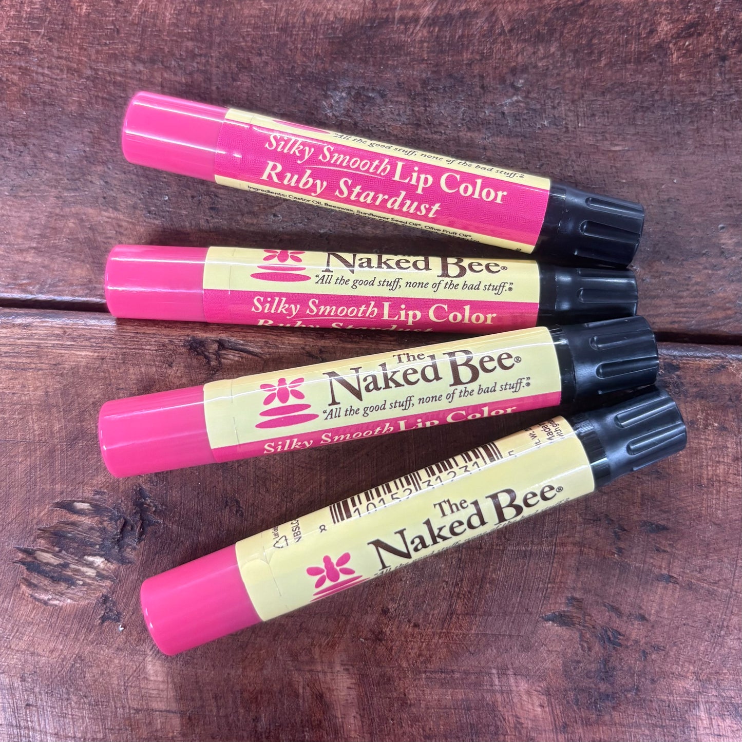 Naked Bee Natural Lip Color - Ruby Stardust