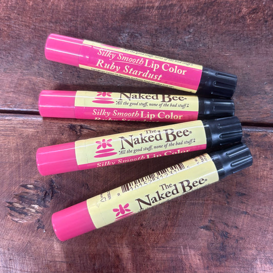 Naked Bee Natural Lip Color - Ruby Stardust