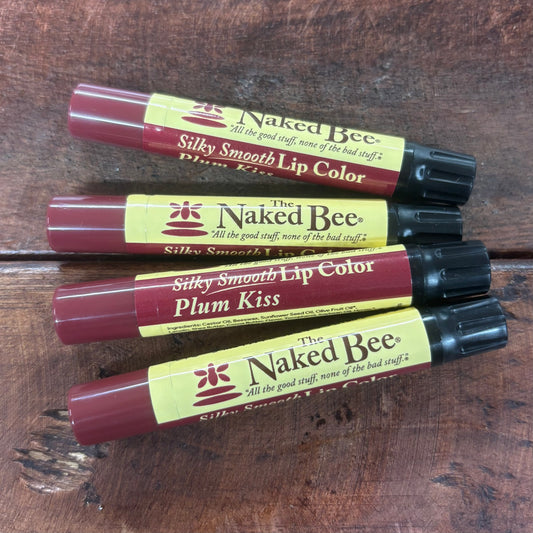 Naked Bee Natural Lip Color - Plum Kiss