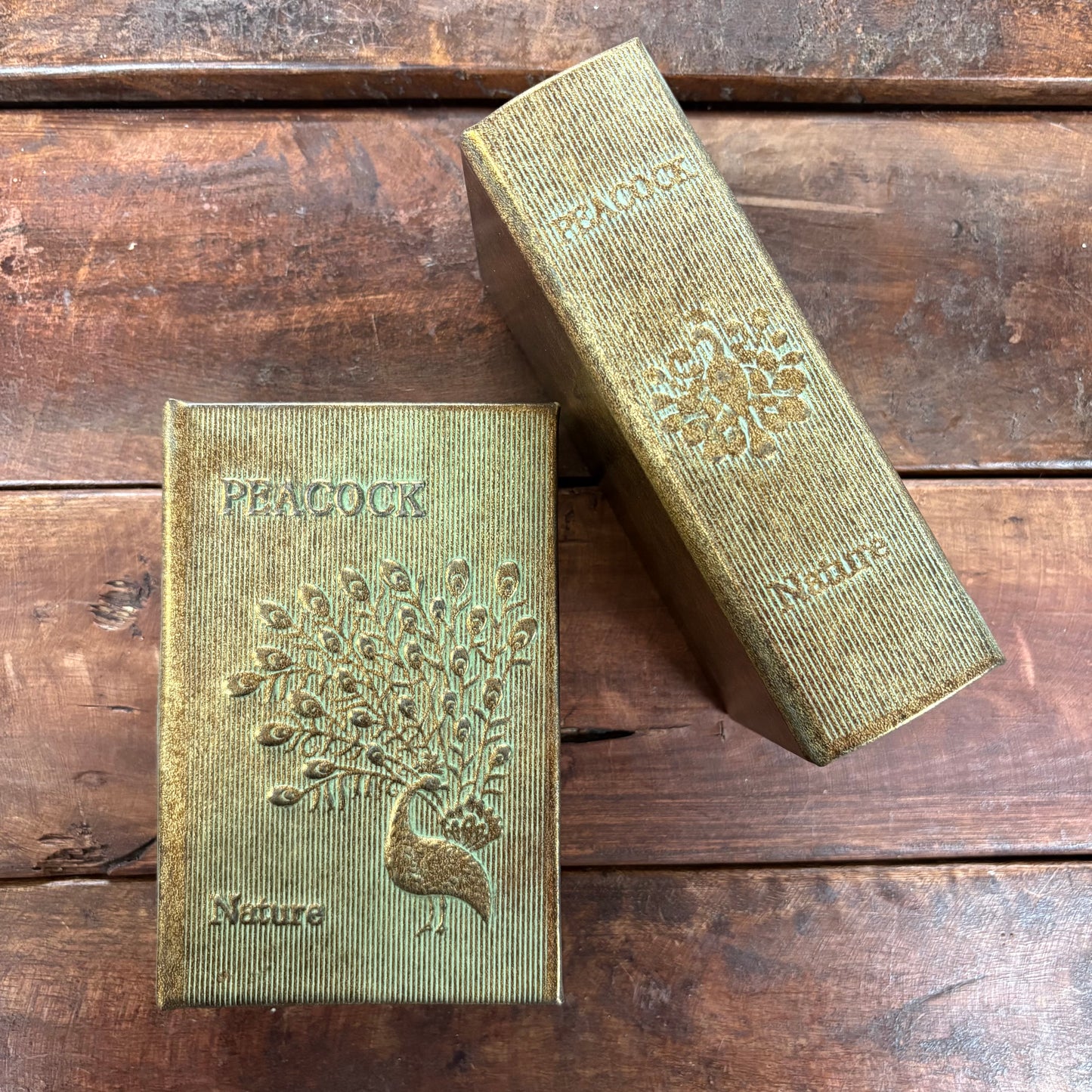Peacock Book Box - Primitives By Kathy
