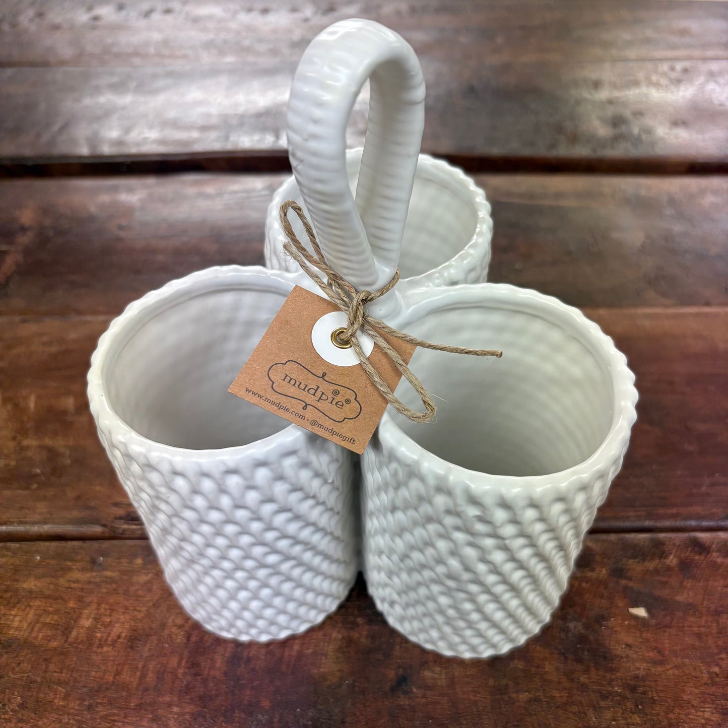 Woven Utensil Holder - Mud Pie