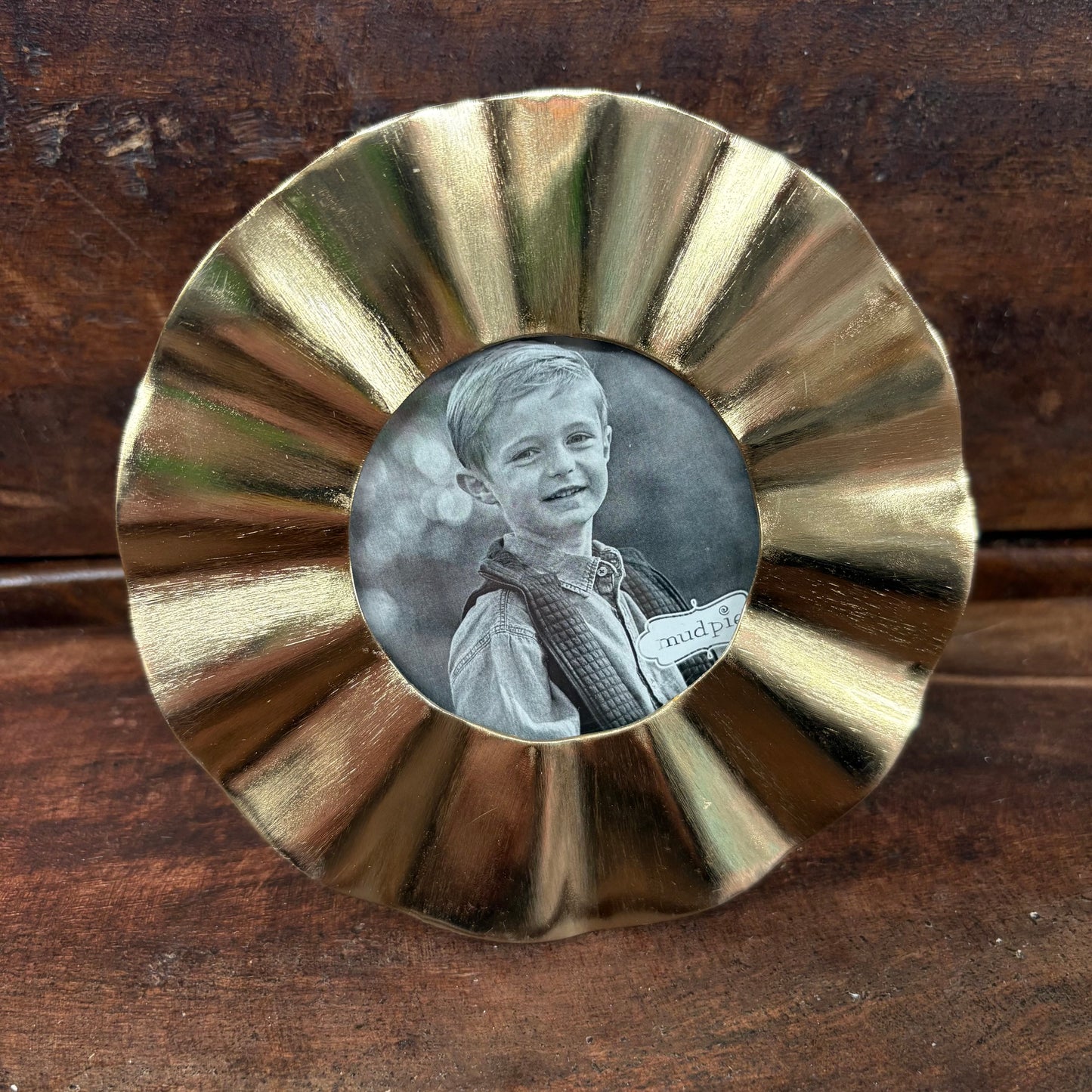 Round Mini Brass Frame - Mud Pie