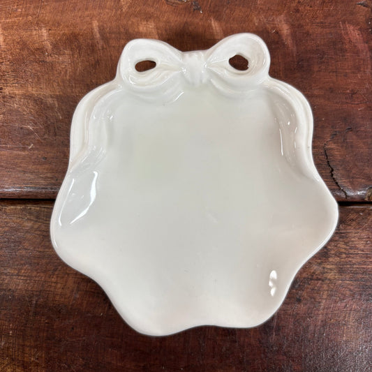White Bow Ring Dish - Mud Pie