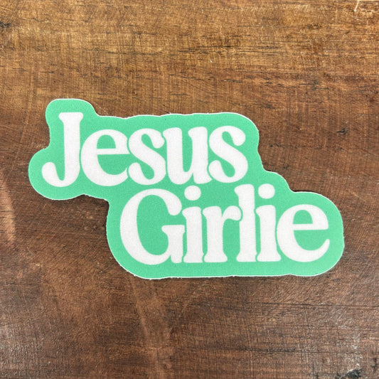 Jesus Girlie Sticker - Big Moods