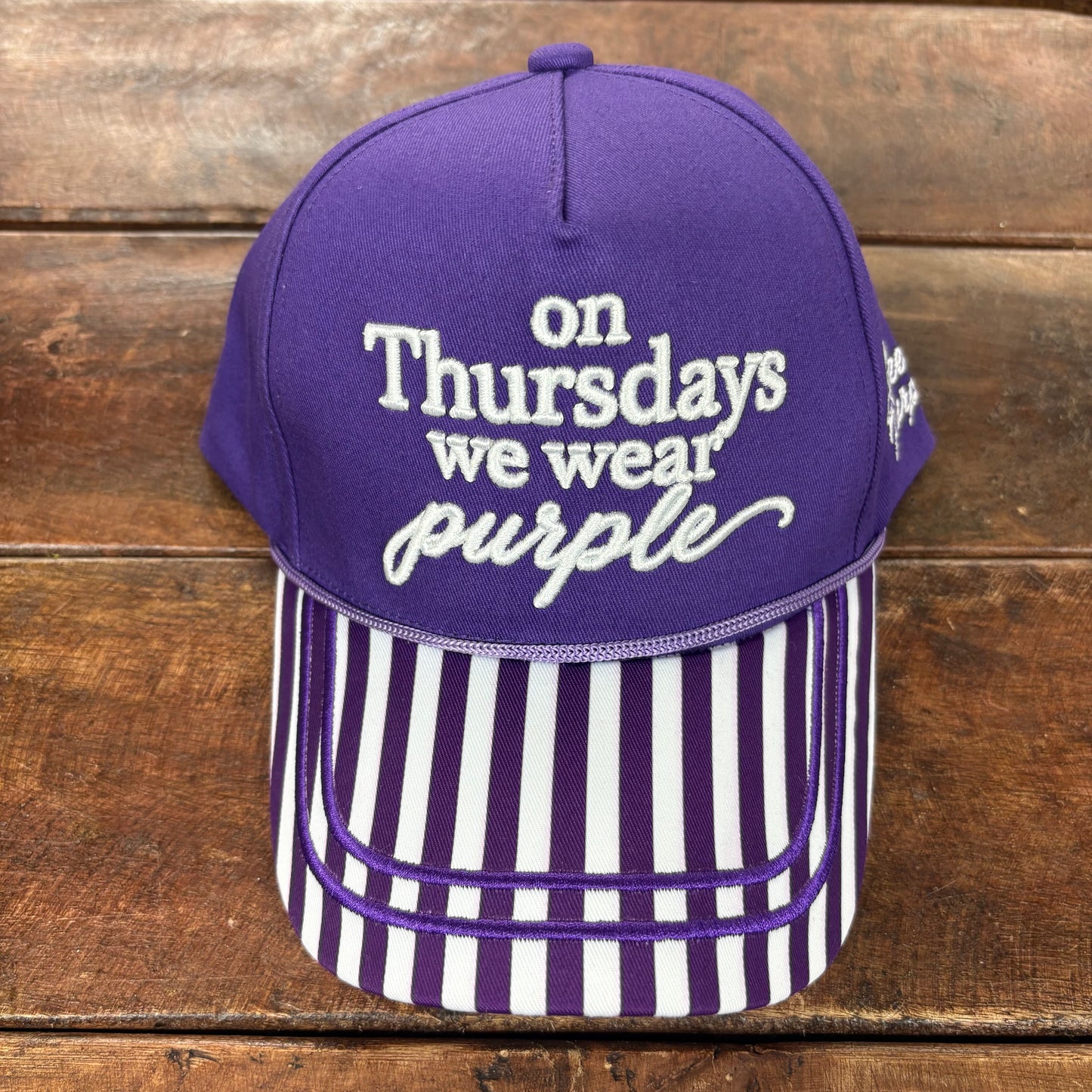 On Thursdays Embroidered Cap - H&A Art