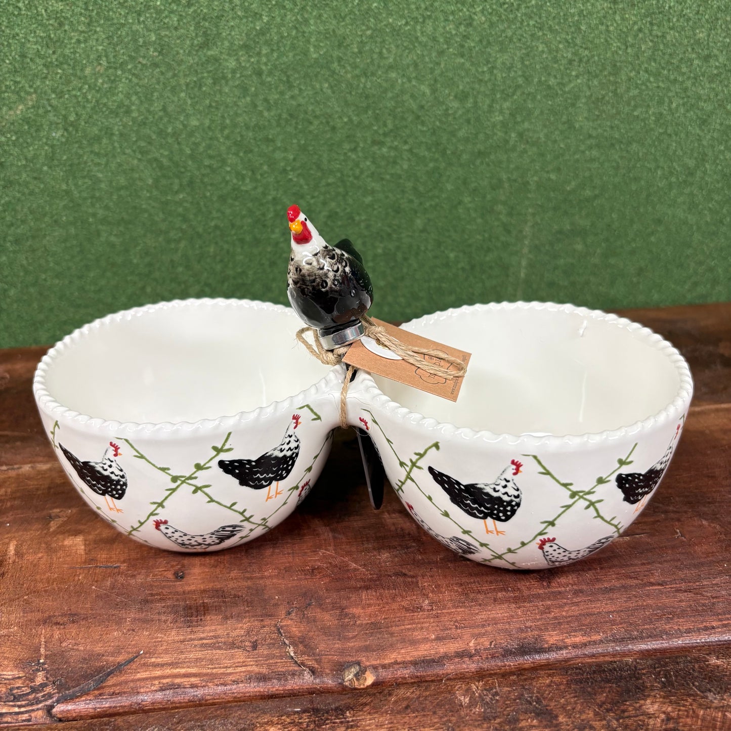 Rooster Double Tidbit - Mud Pie