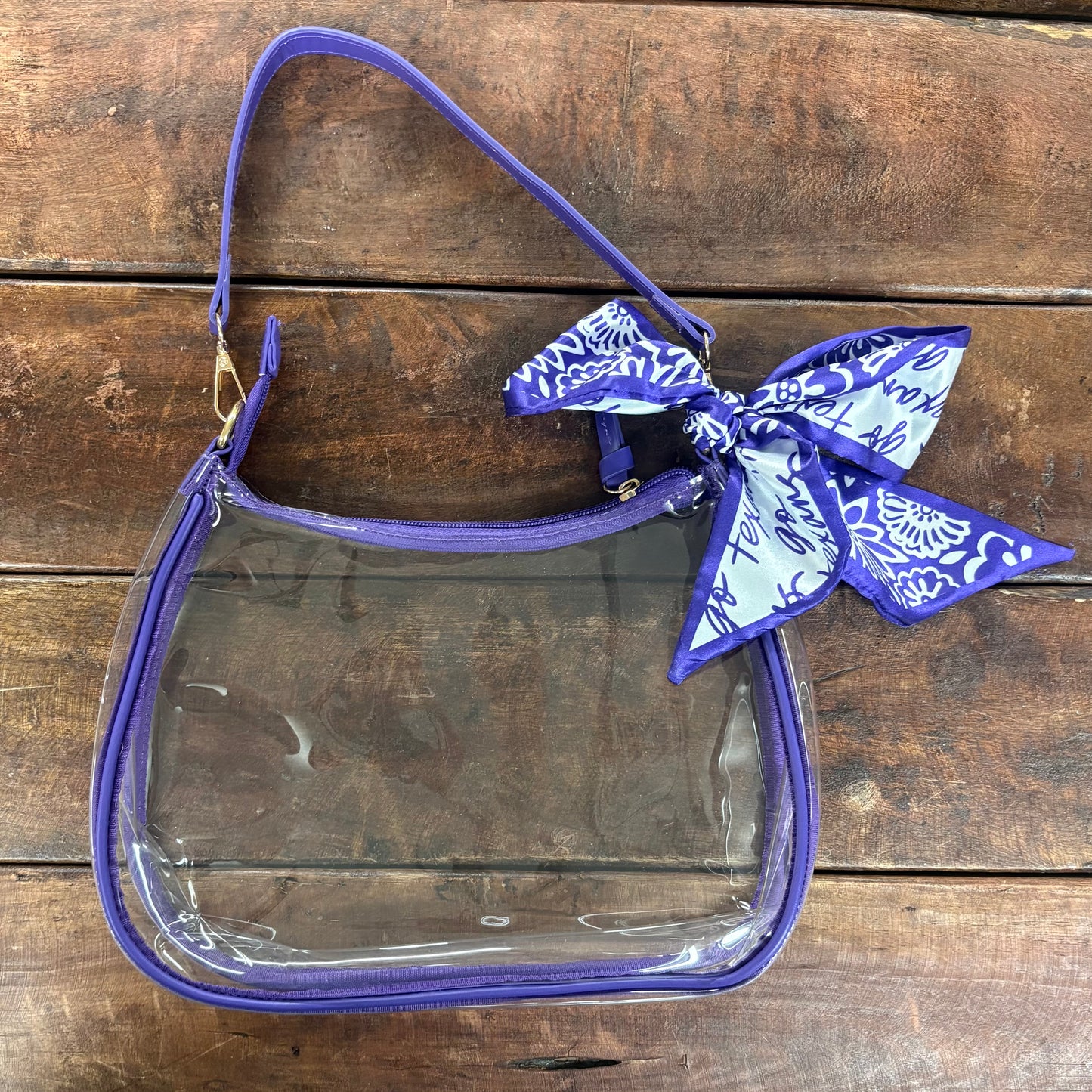 Sara Clear Purse with Twilly - Desden