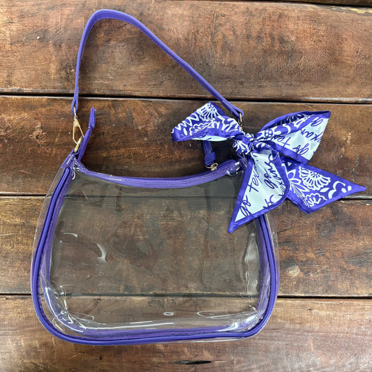 Sara Clear Purse with Twilly - Desden