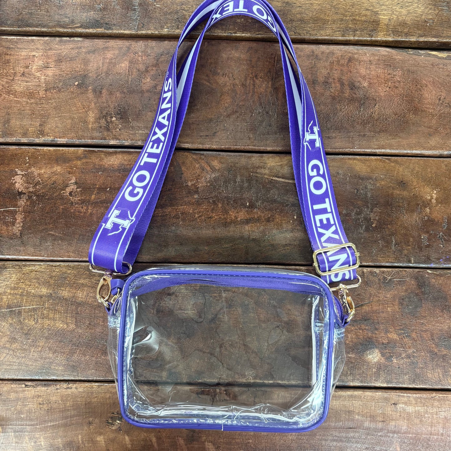 Bridget Clear Purse with Tarleton Strap - Desden