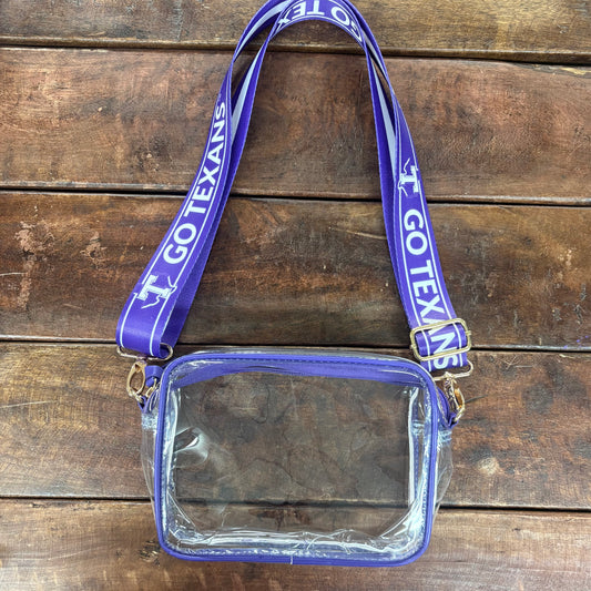Bridget Clear Purse with Tarleton Strap - Desden