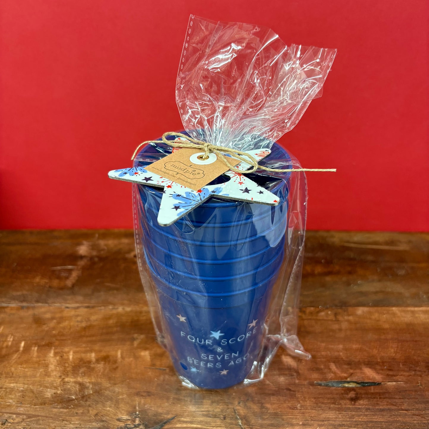 Blue Americana Party Cup - Mud Pie