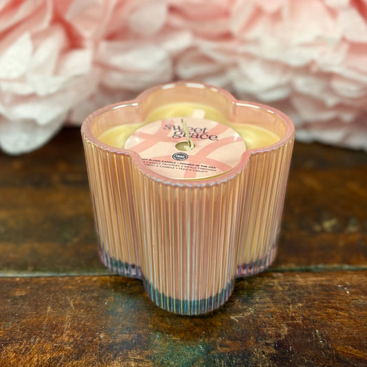 Pink Sweet Grace Clover Candle - Bridgewater Candle Co.