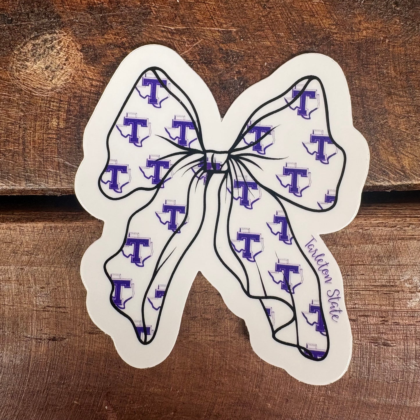 Tarleton Bow Sticker - H&A Art