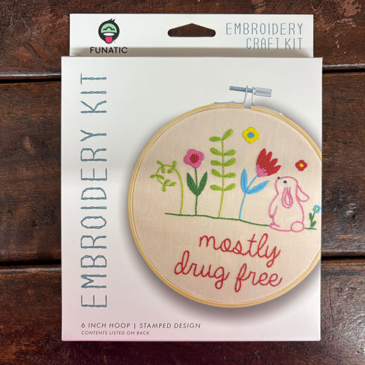 Mostly Drug Free Embroidery Kit - Funatic