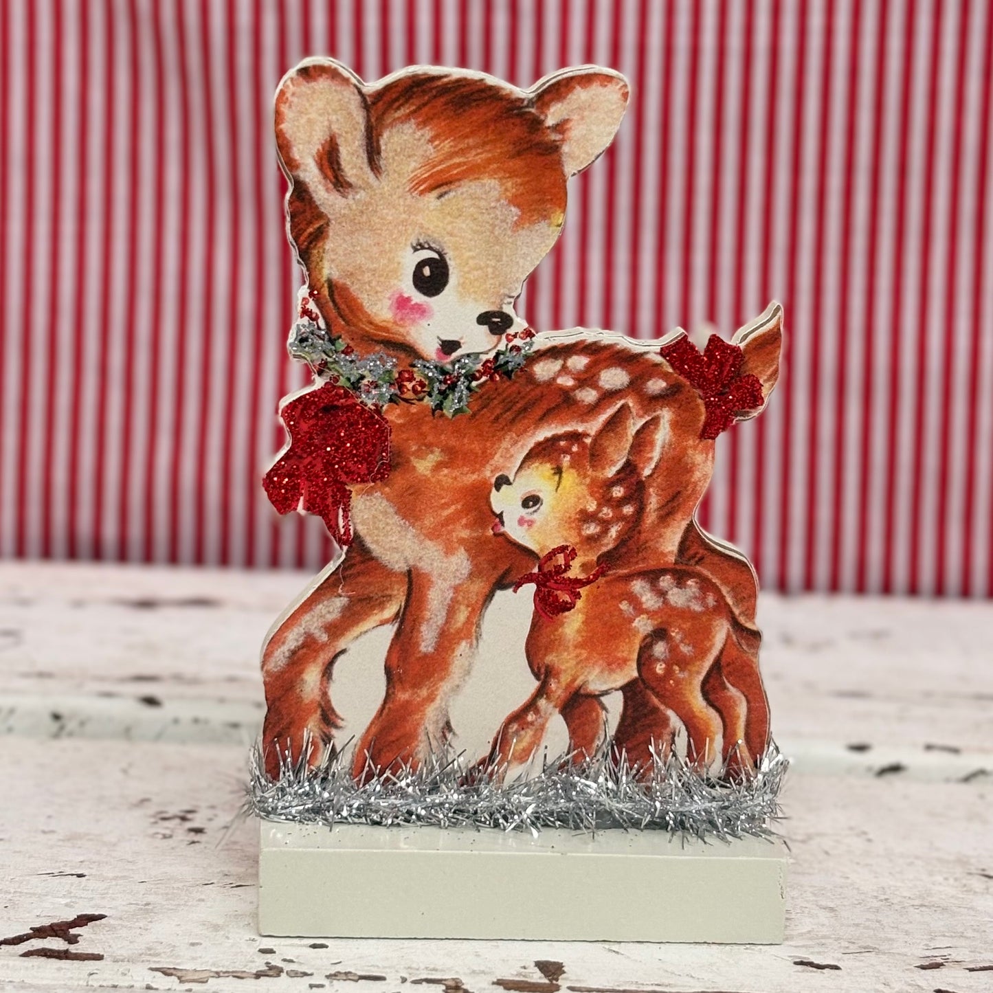 Christmas Deer Stand-Ups - Primitives By Kathy