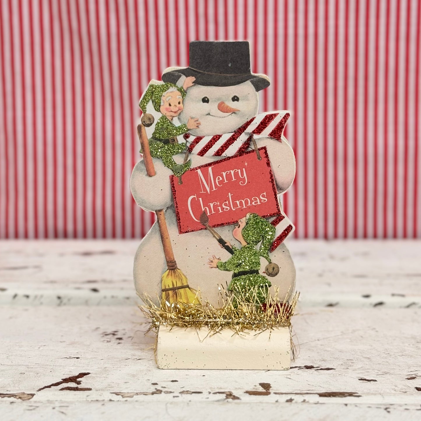 Retro Snowmen Stand-Ups - Primitives By Kathy