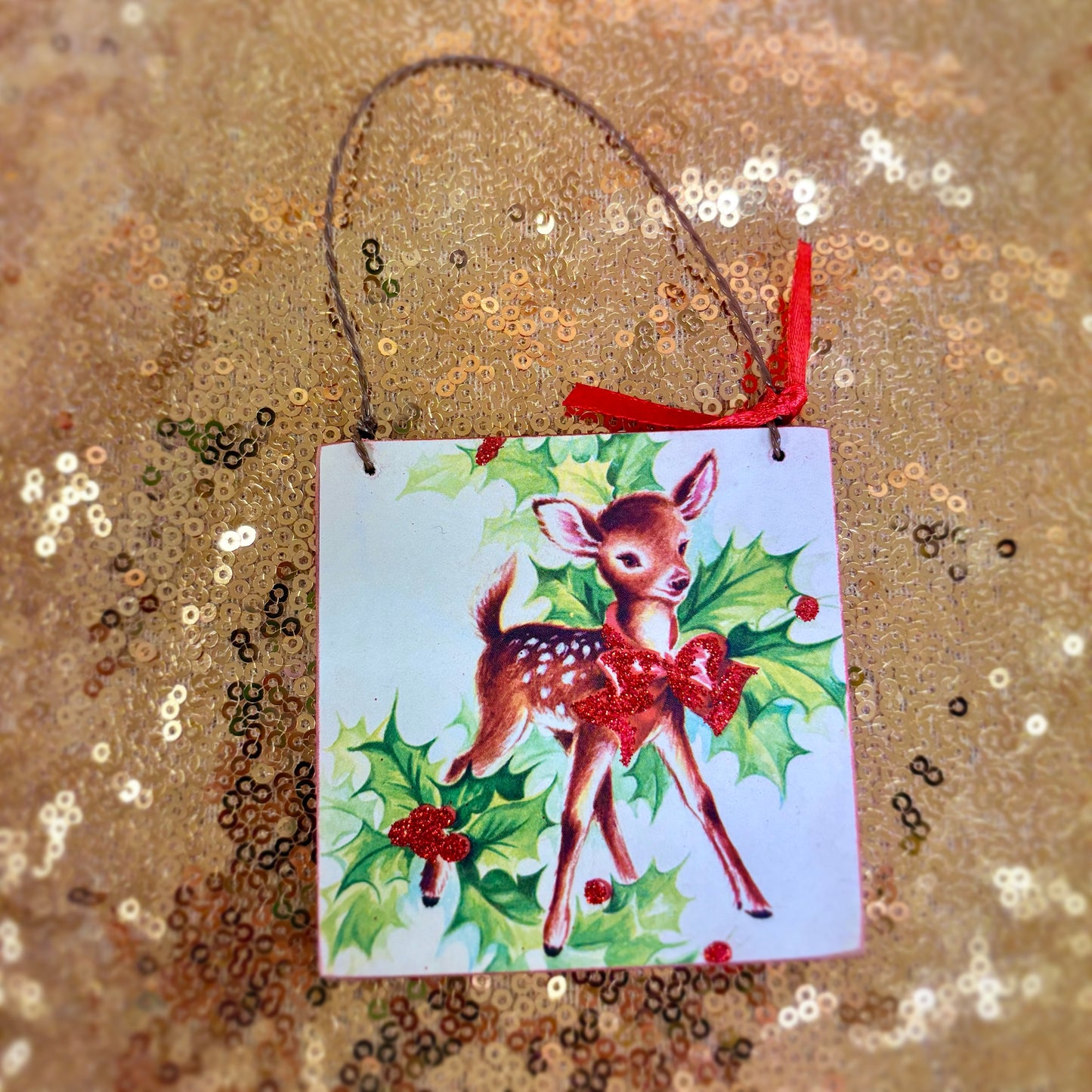 Christmas Deer Ornaments - Primitives By Kathy
