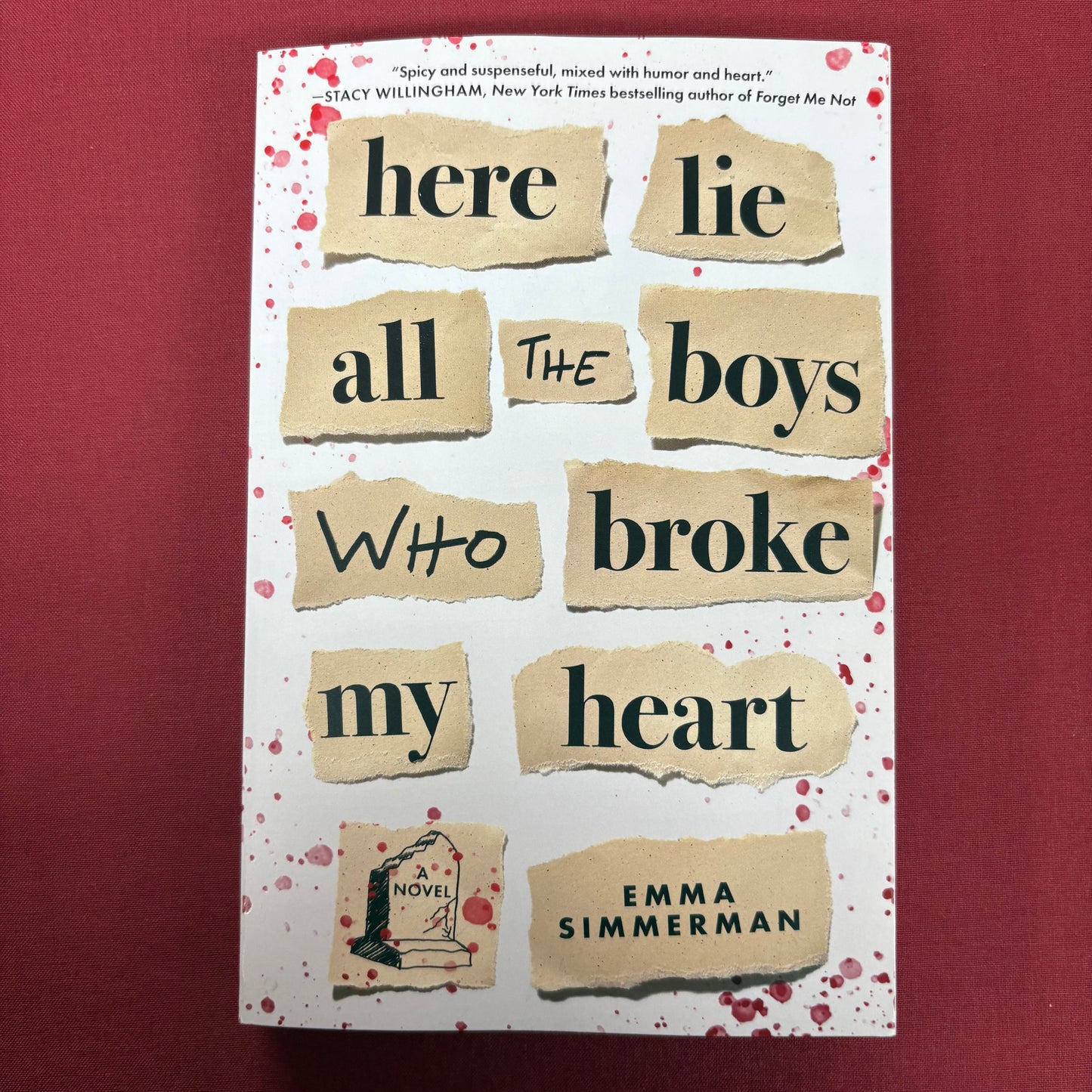 Here Lie All The Boys That Broke My Heart - Emma Simmerman - AZB