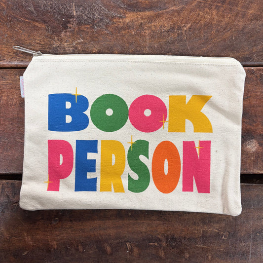 Book Person Canvas Pouch - Ban.do