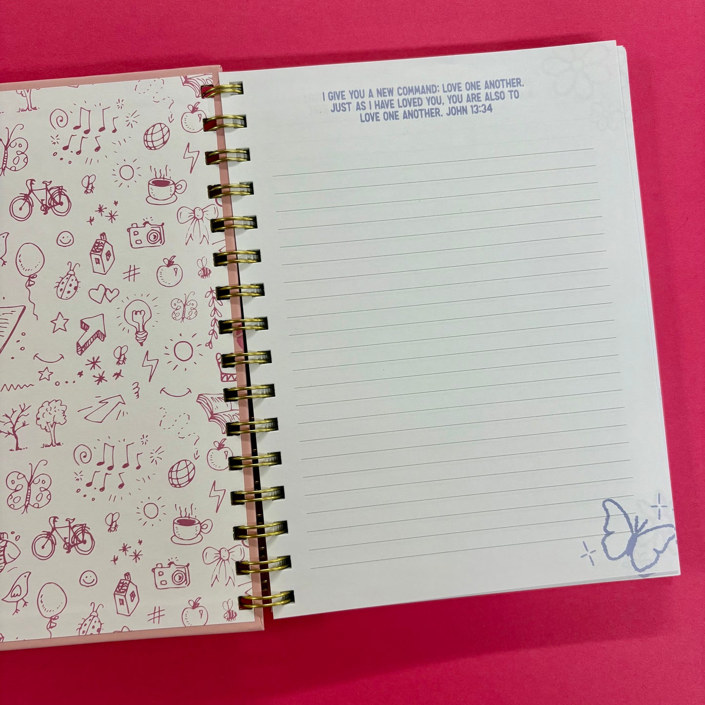 Jesus Is King Spiral Journal - GLO