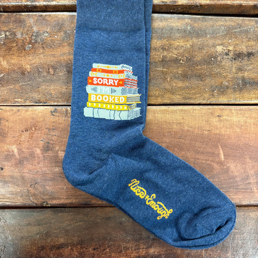 Sorry I'm Booked Socks - Funatic