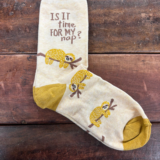 Time For My Nap Socks - Funatic
