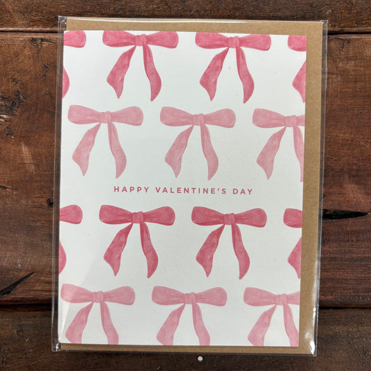 Bow Valentine's Day Card - Maddon and Co.