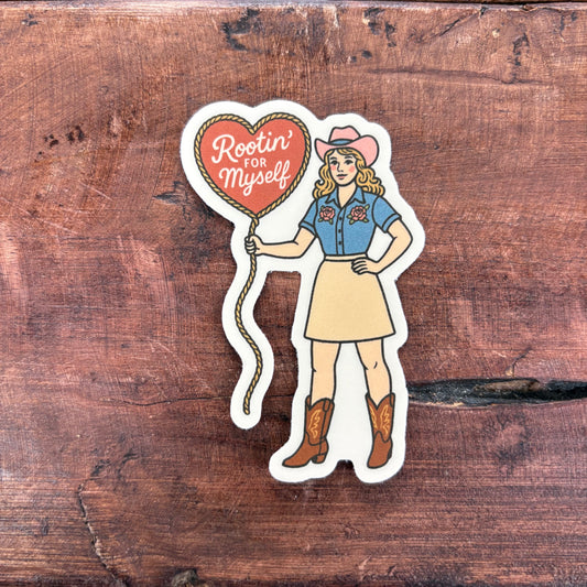 Rootin' For Myself Sticker - Inviting Affairs