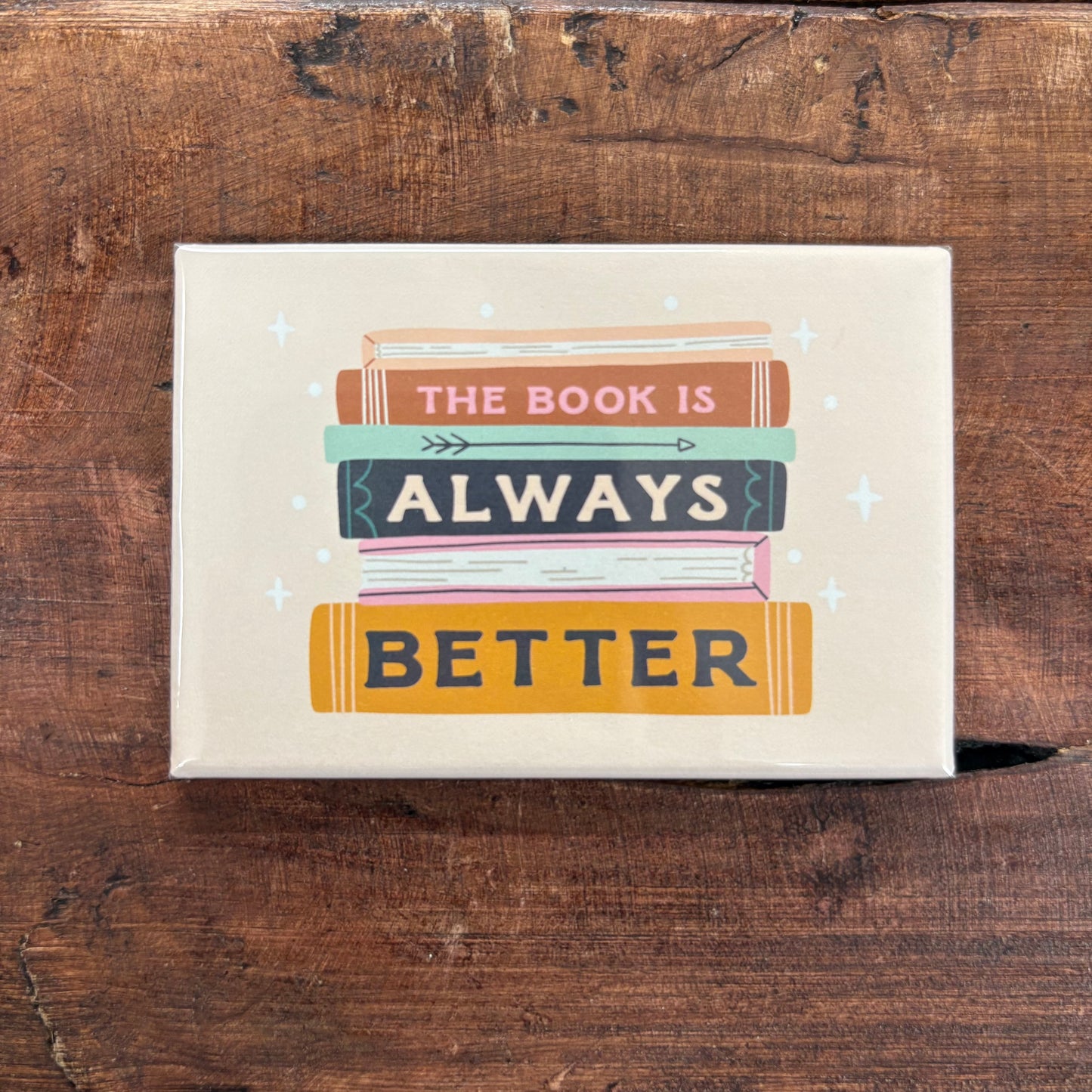 The Book Is Always Better Magnet - Easyhand Goods