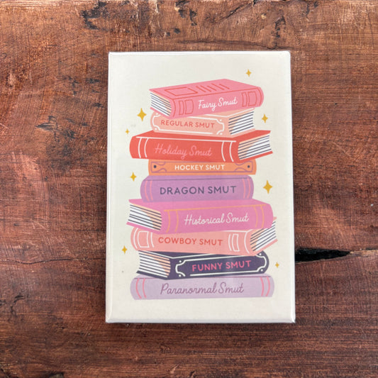 Smut Book Stack Refrigerator Magnet - Easyhand Goods