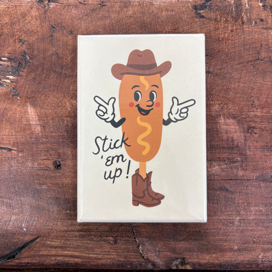 Stick 'Em Up Corndog Magnet - Easyhand Goods