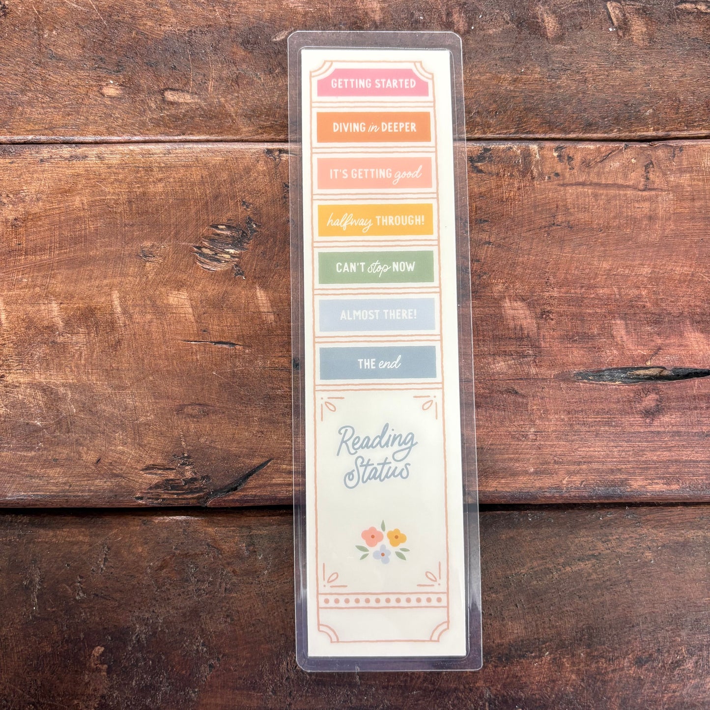 Reading Status Laminated Bookmark - Easyhand Goods