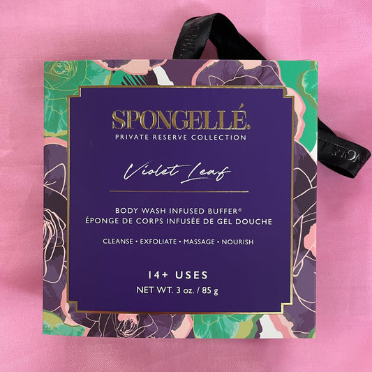 "Violet Leaf" Body Wash Buffer 85g -Spongelle