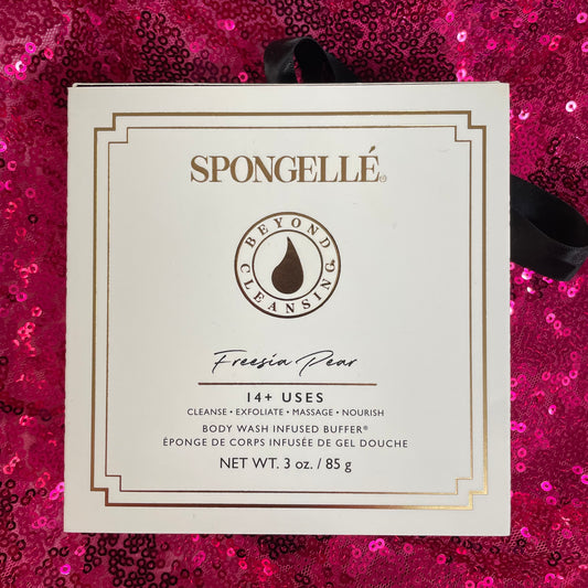 "Freesia Pear" Body Wash Buffer 85g -Spongelle