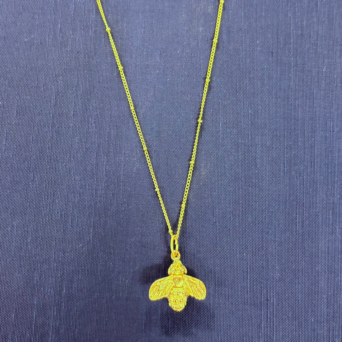 Gold Bee Necklace - Susan Shaw