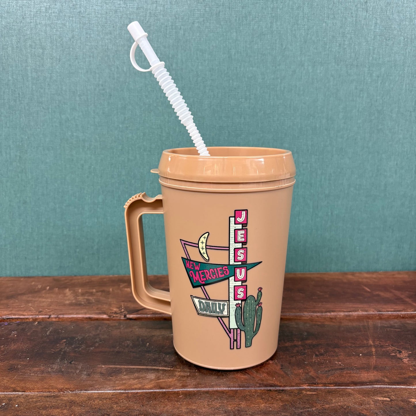 New Mercies Daily Trucker Mug - Scratch Door
