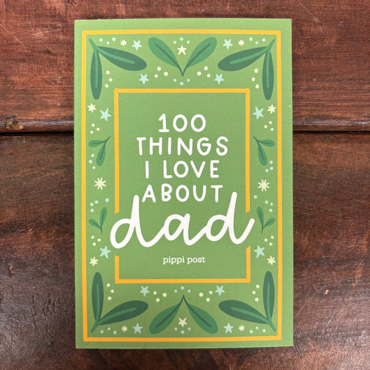 100 Things I Love About Dad Guided Journal - Pippi Post
