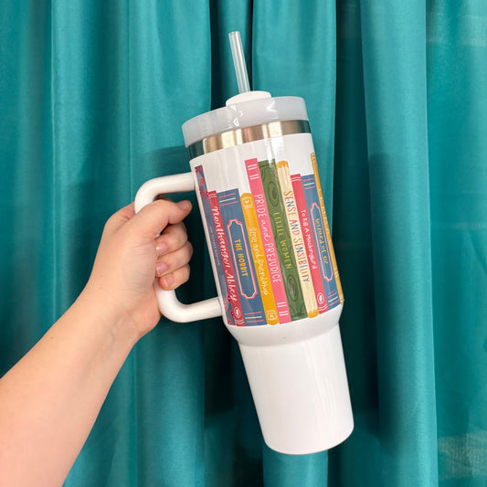 Books 40oz Tumbler - Pippi Post