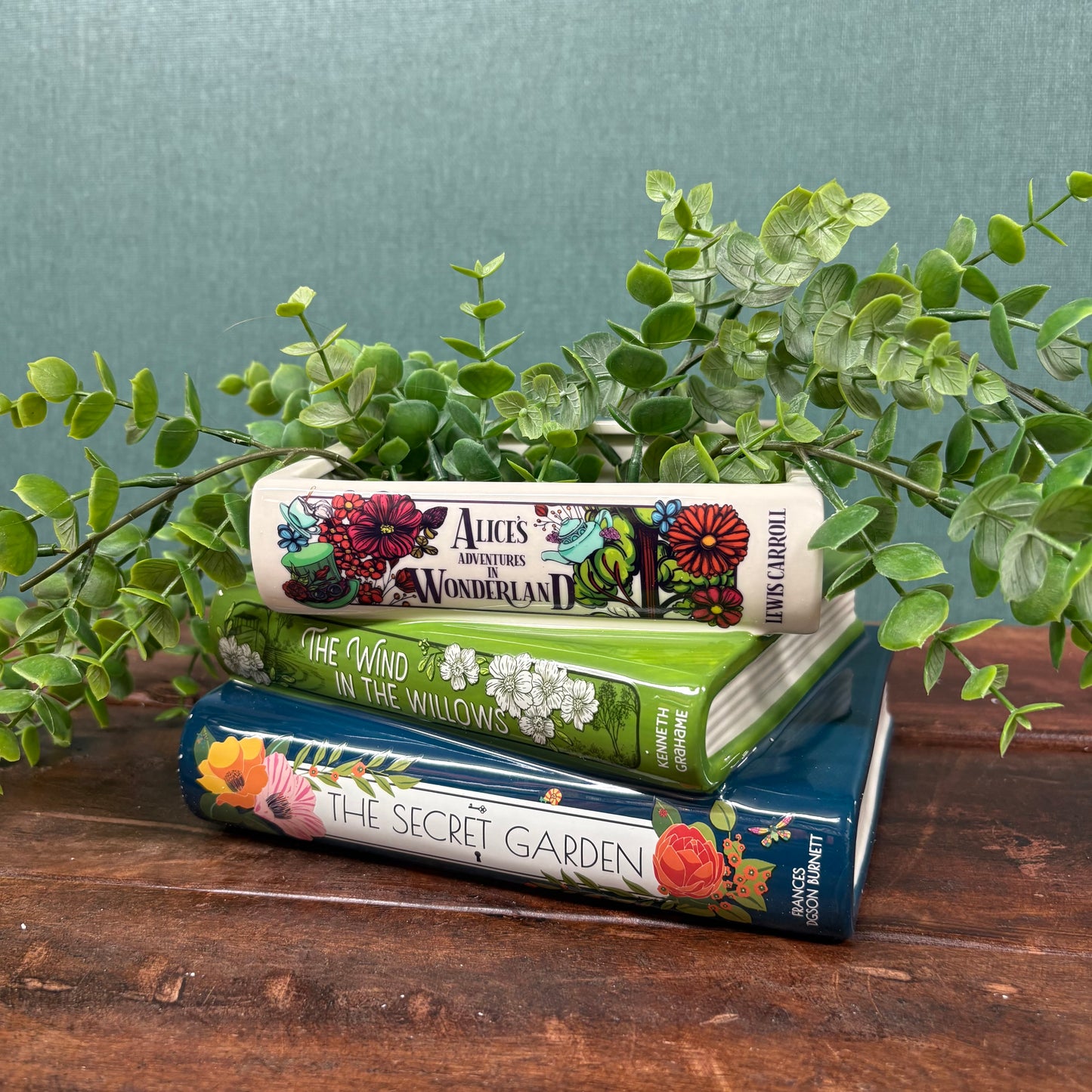 Stacked Books Planter - Steel Mill and Co.