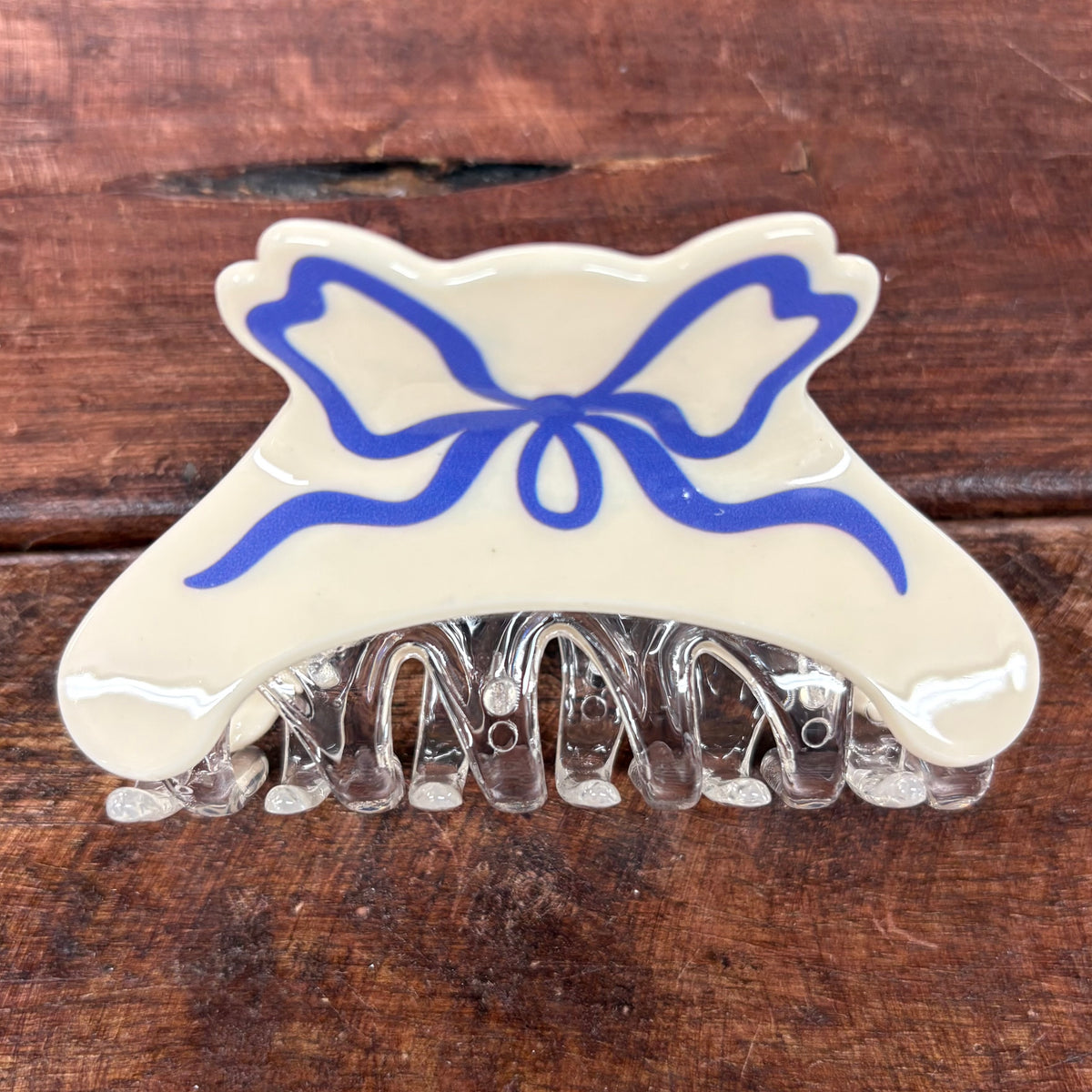 Purple Bow Claw Clip - JOSSLYN