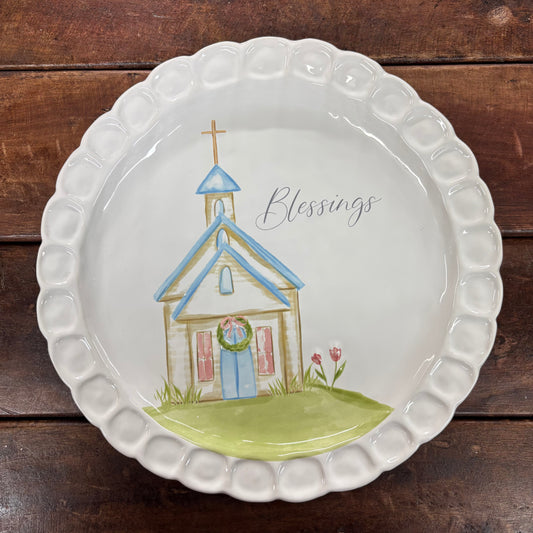 Church Blessings Platter - Mud Pie