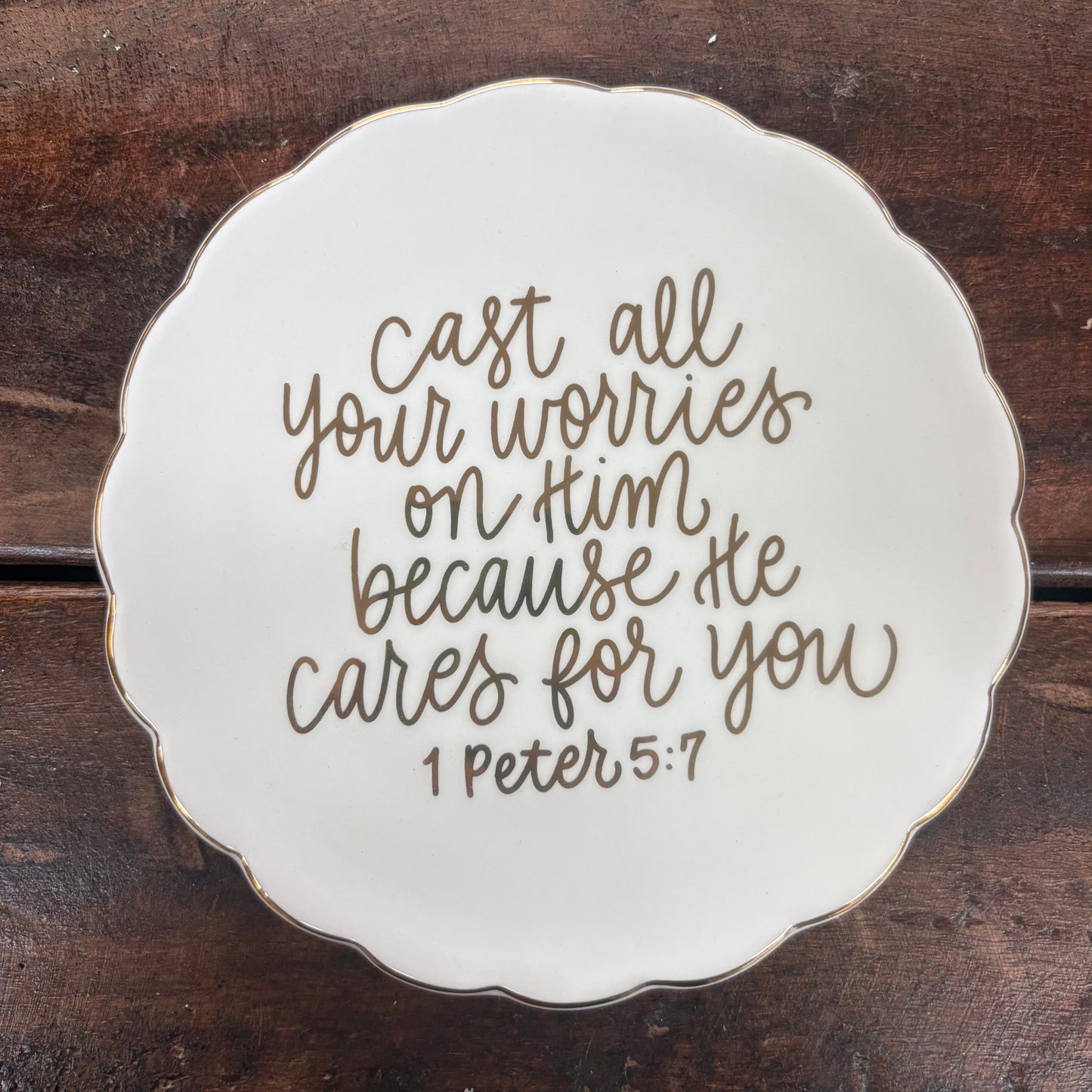 He Cares For You Trinket Tray - Glory Haus