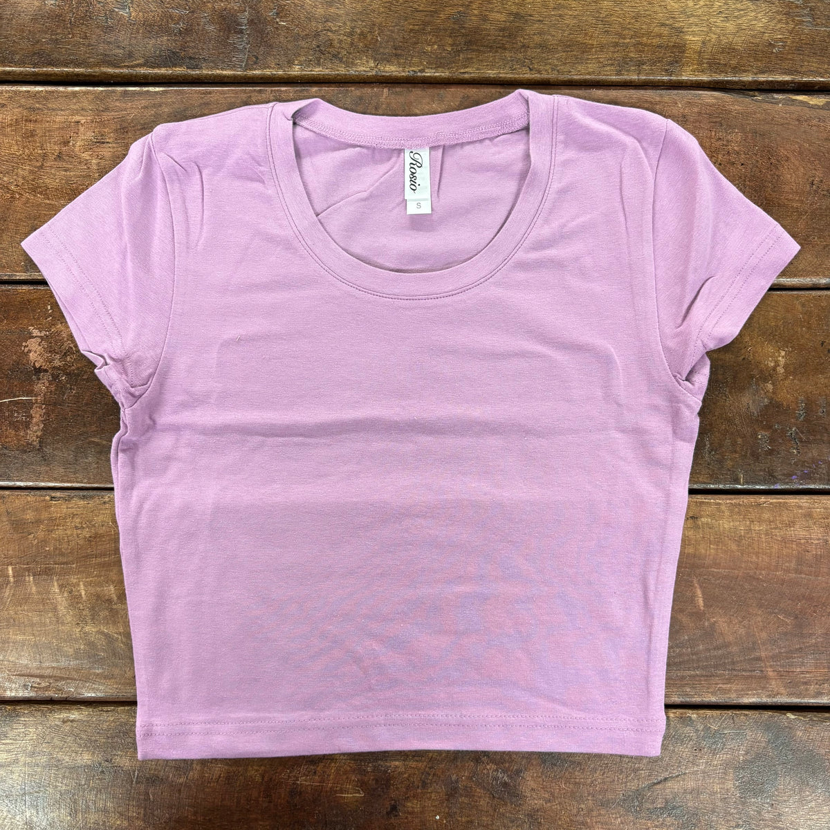 Lavender Cropped Baby Tee - Vanilla Monkey