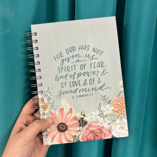 For God Has Not Given Us A Spirit Of Fear Spiral Notebook - CAG