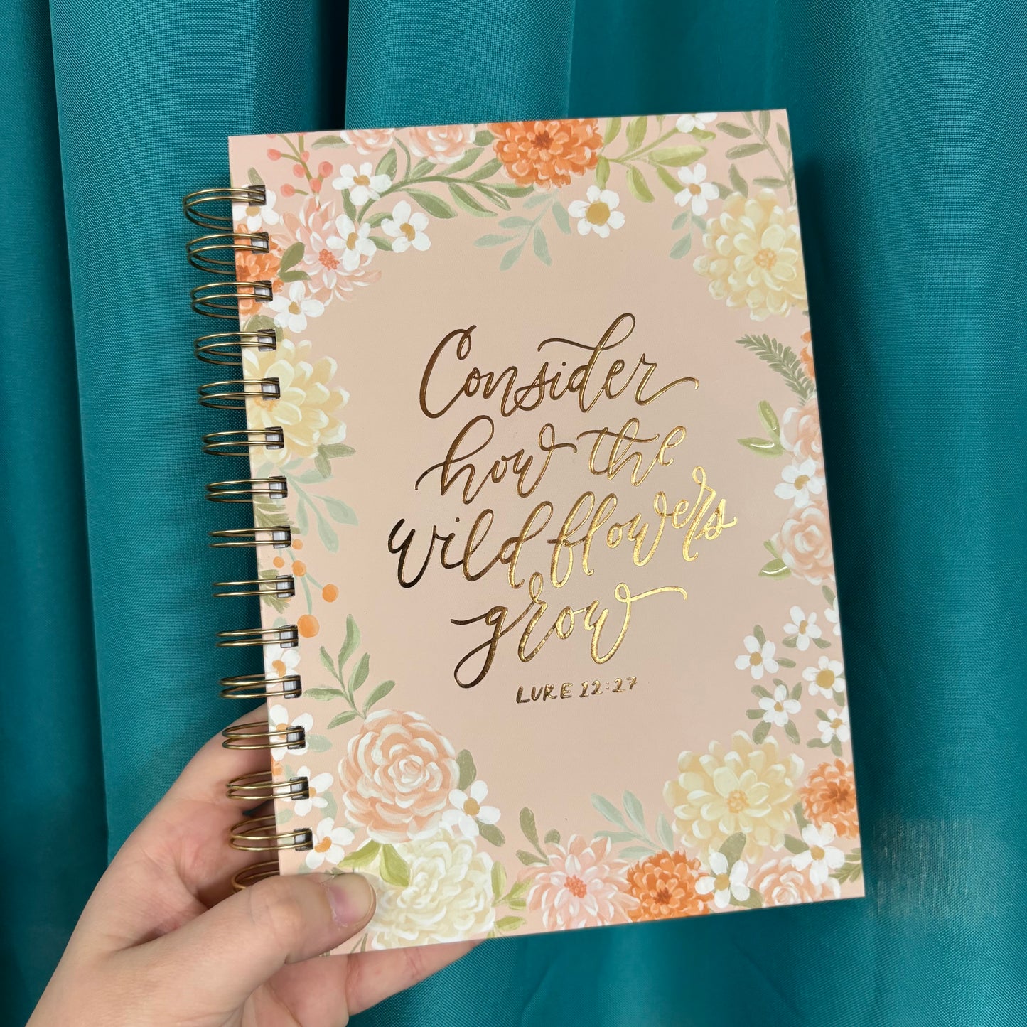 Consider How The Wildflowers Grow Spiral Notebook - CAG