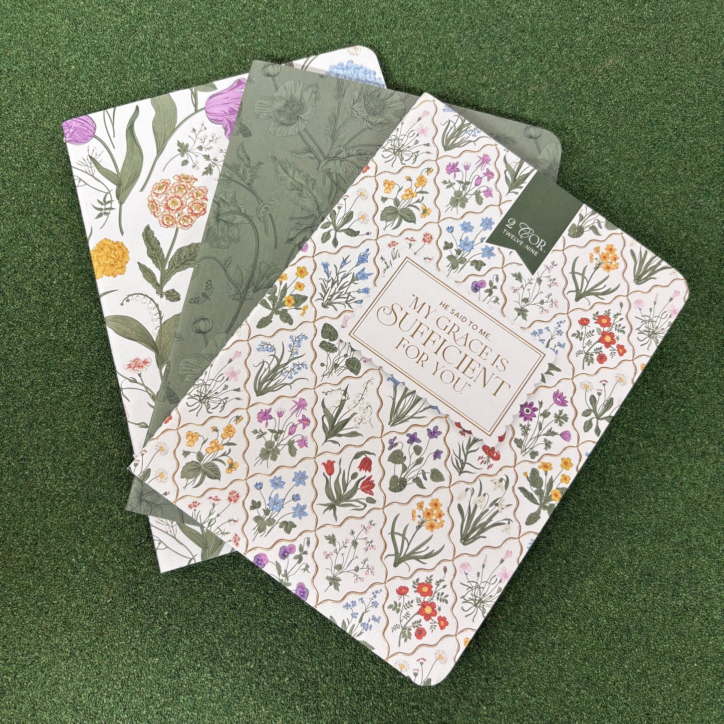My Grace Is Sufficient Set of 3 Notebooks - CAG