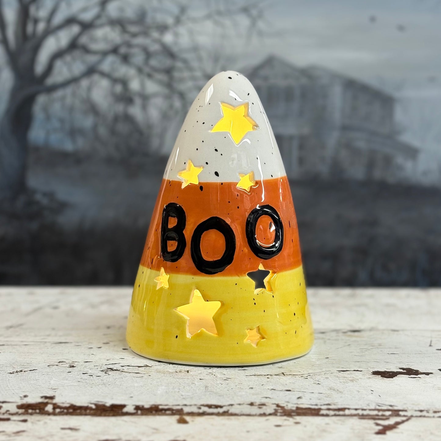 Halloween Votive Holders - Mud Pie