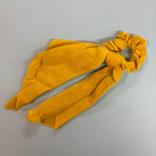 Mustard Ribbon Scrunchie - Girlie Girl